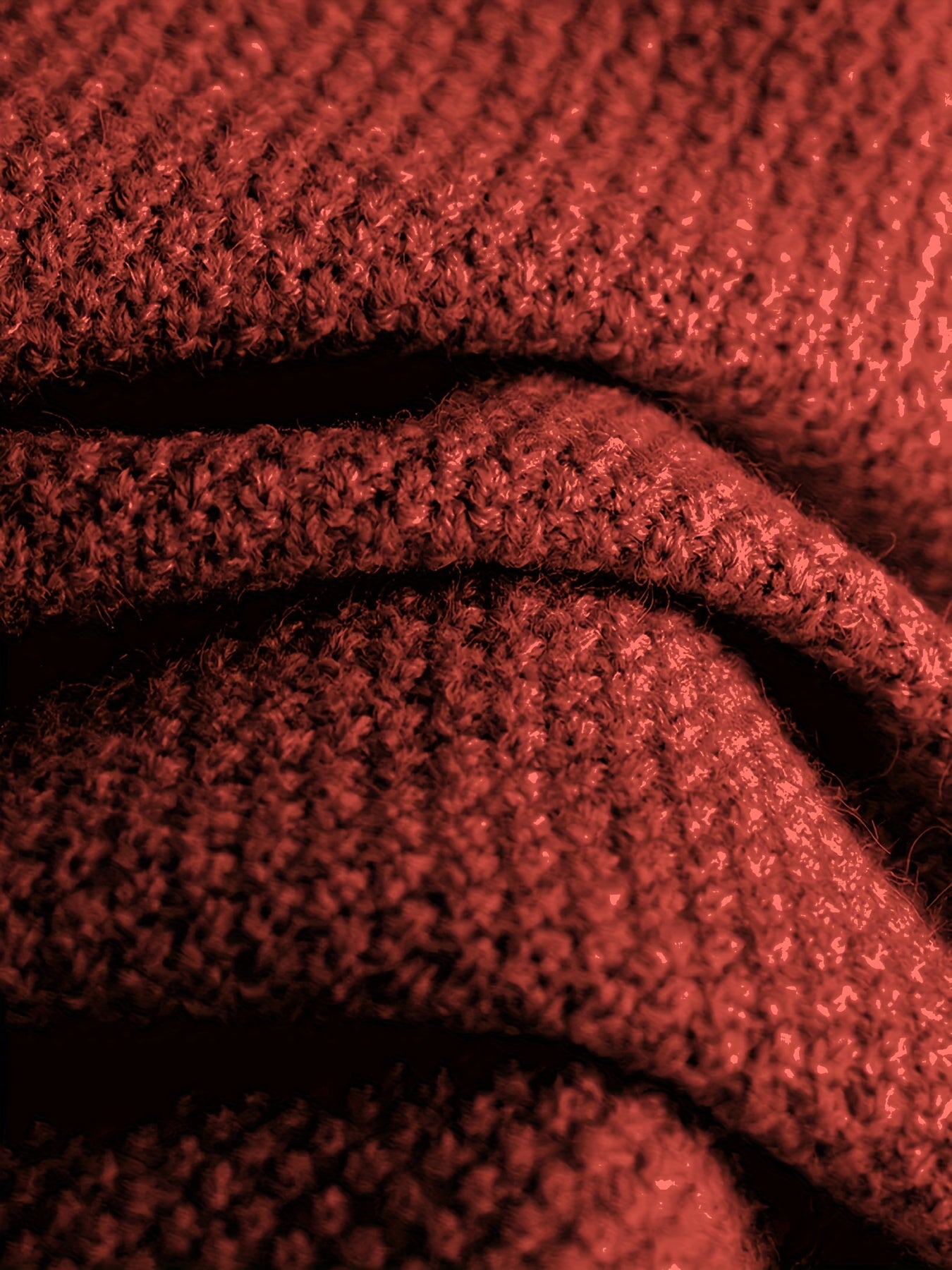 Ladies' Early Autumn New Sweater Fashion Two-piece Set: Unique Pattern Round Neck Drop Shoulder Long Sleeve Pullover + Straight Wide Leg Pants Combination, Loose And Casual Series