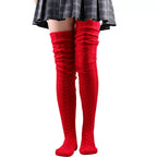 Wool Warm Feet Set Stockings over the Knee Socks Stockings