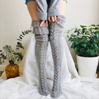 Wool Warm Feet Set Stockings over the Knee Socks Stockings