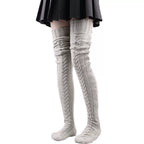 Wool Warm Feet Set Stockings over the Knee Socks Stockings