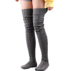 Wool Warm Feet Set Stockings over the Knee Socks Stockings
