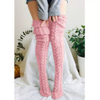 Wool Warm Feet Set Stockings over the Knee Socks Stockings