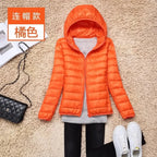 2025 Autumn Winter Women Lightweight White Duck Down Jacket Parka Female Ultra Light Down Coat Warm Puffer Outwears Short Tops