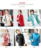 2025 Autumn Winter Women Lightweight White Duck Down Jacket Parka Female Ultra Light Down Coat Warm Puffer Outwears Short Tops