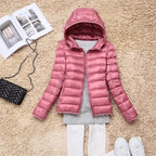 2025 Autumn Winter Women Lightweight White Duck Down Jacket Parka Female Ultra Light Down Coat Warm Puffer Outwears Short Tops