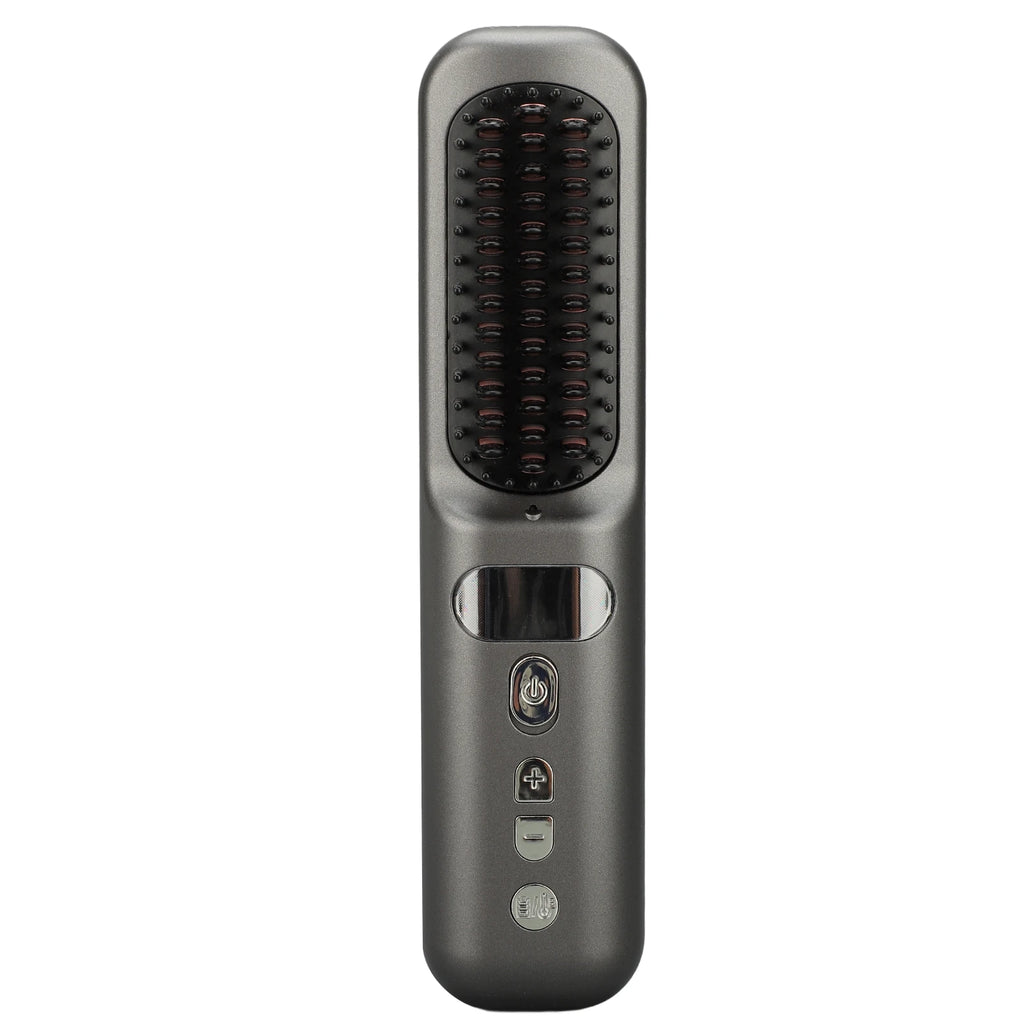 Portable Ionic Hair Straightening Brush Office Worker Straight Hair Comb