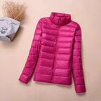 2025 Autumn Winter Women Lightweight White Duck Down Jacket Parka Female Ultra Light Down Coat Warm Puffer Outwears Short Tops