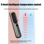 Portable Ionic Hair Straightening Brush Office Worker Straight Hair Comb