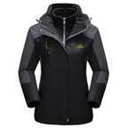 TACVASEN 3 in 1 Winter Fleece Jacket Womens Waterproof Ski Snowboard Jackets Work Rain Coat Outdoor Windbreaker Female Parka