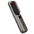 Portable Ionic Hair Straightening Brush Office Worker Straight Hair Comb