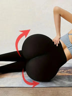 High Waisted Leggings For Women Soft Athletic Tummy Control Pants For Running Cycling Yoga Workout Women's Activewear