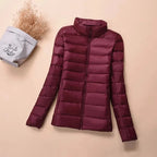 2025 Autumn Winter Women Lightweight White Duck Down Jacket Parka Female Ultra Light Down Coat Warm Puffer Outwears Short Tops